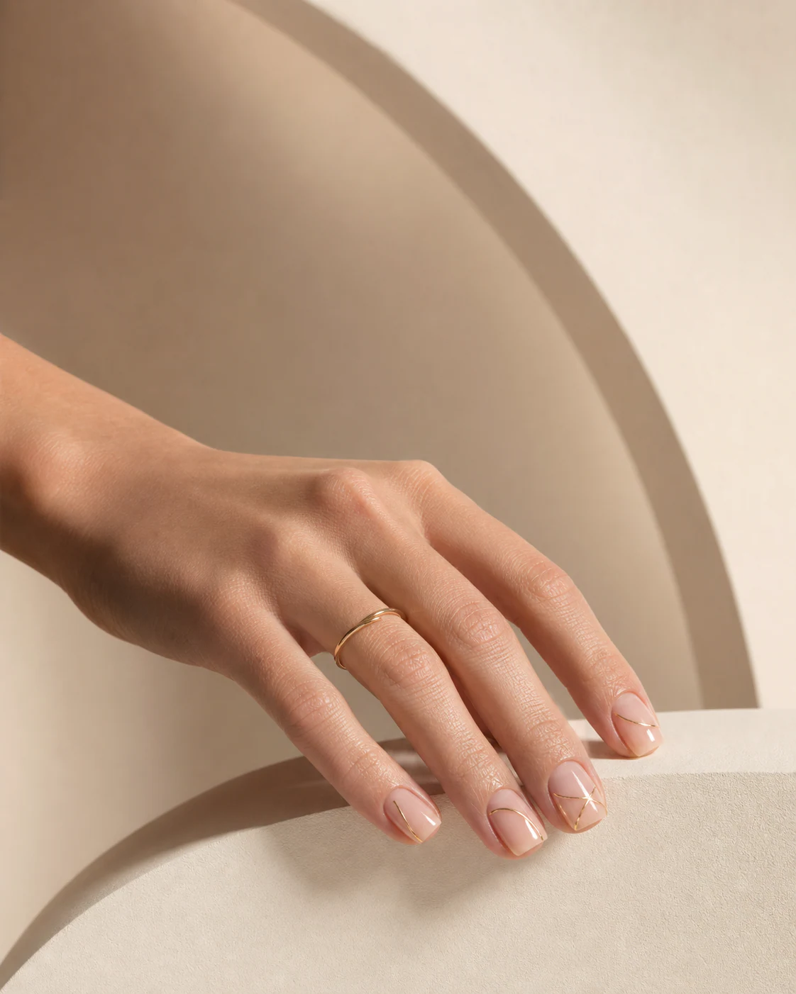 Nude & gold